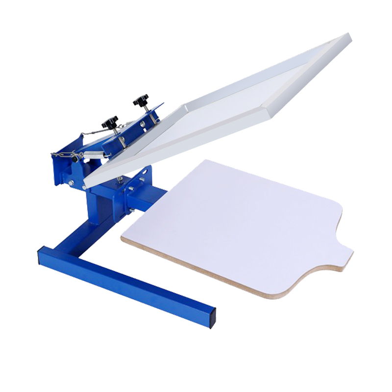 Commercial Printing Machine For Clothes - เครื่องพิมพ์สกรีนแบบมือถือ ขาวดำ ปรับแรงตึงได้ สำหรับเสื้อยืด เสื้อผ้า และถุงพลาสติก