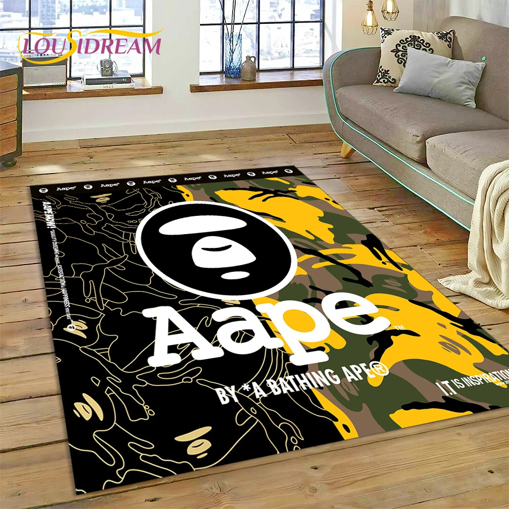 Commercial Printing Machine For Sale - พรมแฟชั่น 3 มิติ ลาย B-BAPE สำหรับห้องนั่งเล่น