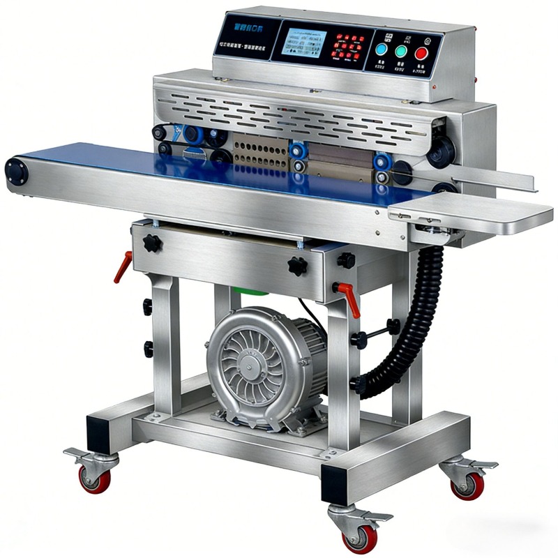Commercial Printing And Packaging - เครื่องซีลสูญญากาศสำหรับอาหารเชิงพาณิชย์ ระบบซีลบรรจุภัณฑ์สูญญากาศอุตสาหกรรม ระบบพิมพ์วันที่ด้วยเลเซอร์อัตโนมัติเต็มรูปแบบ