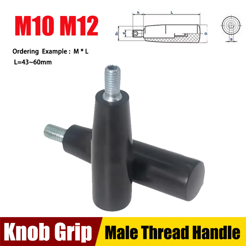 Commercial Printing And Packaging - ด้ามจับหมุน M10 M12 พร้อมปลายด้านหน้าไม้ยางพาราแบบซ่อน ร่องหกเหลี่ยม สำหรับเครื่องพิมพ์วิดีโอและบรรจุภัณฑ์แบบหมุน