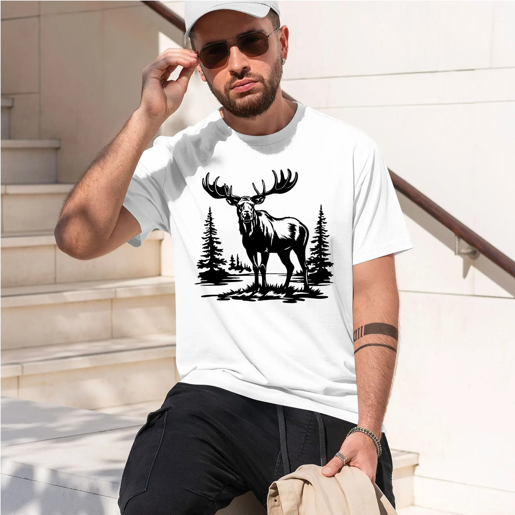 เสื้อยืดคอกลมพิมพ์ลายย้อนยุคสุ - Commercial Printing File บทวิจารณ์และราคา