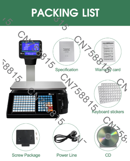 เครื่องชั่งน้ำหนักอิเล็กทรอนิก - Commercial Printing Options บทวิจารณ์และราคา